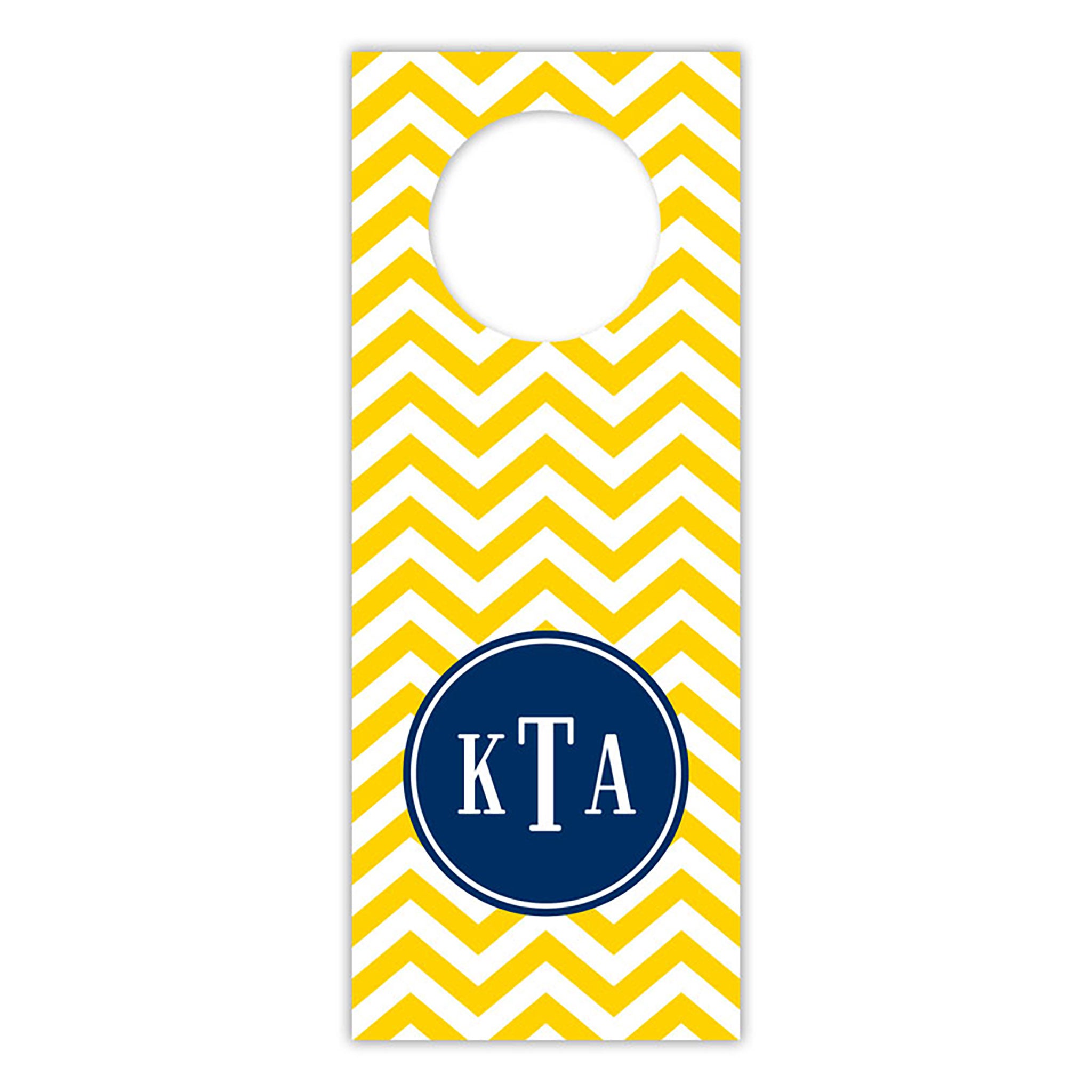 Chevron Wine Tag