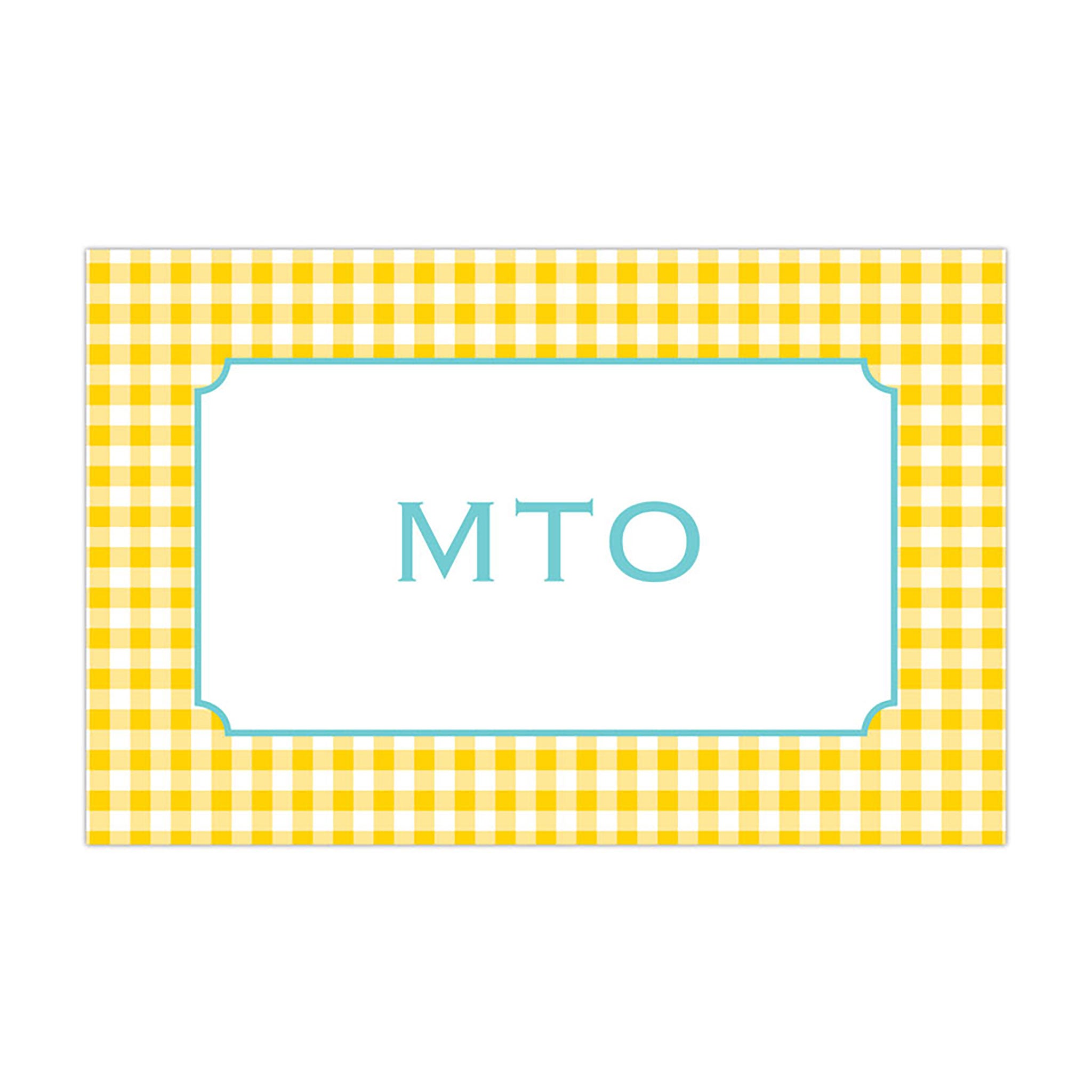 Classic Check Placemat