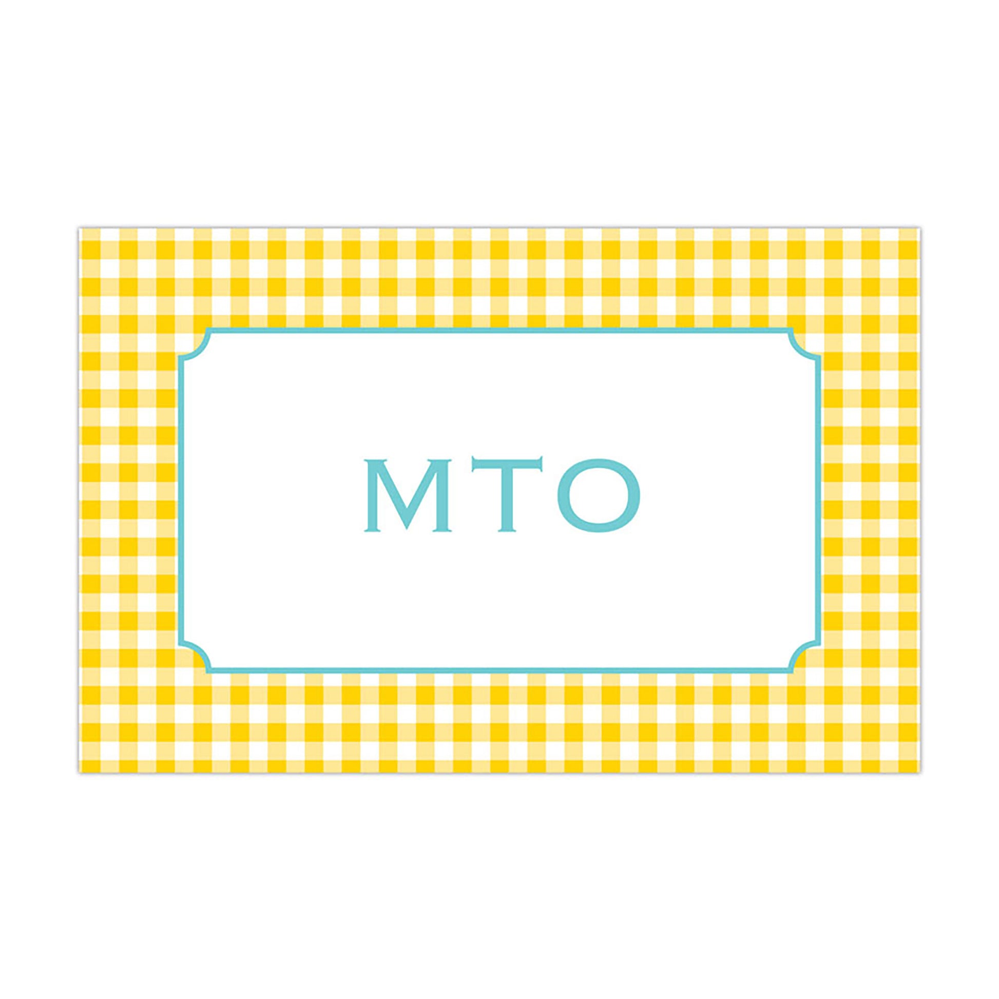 Classic Check Placemat