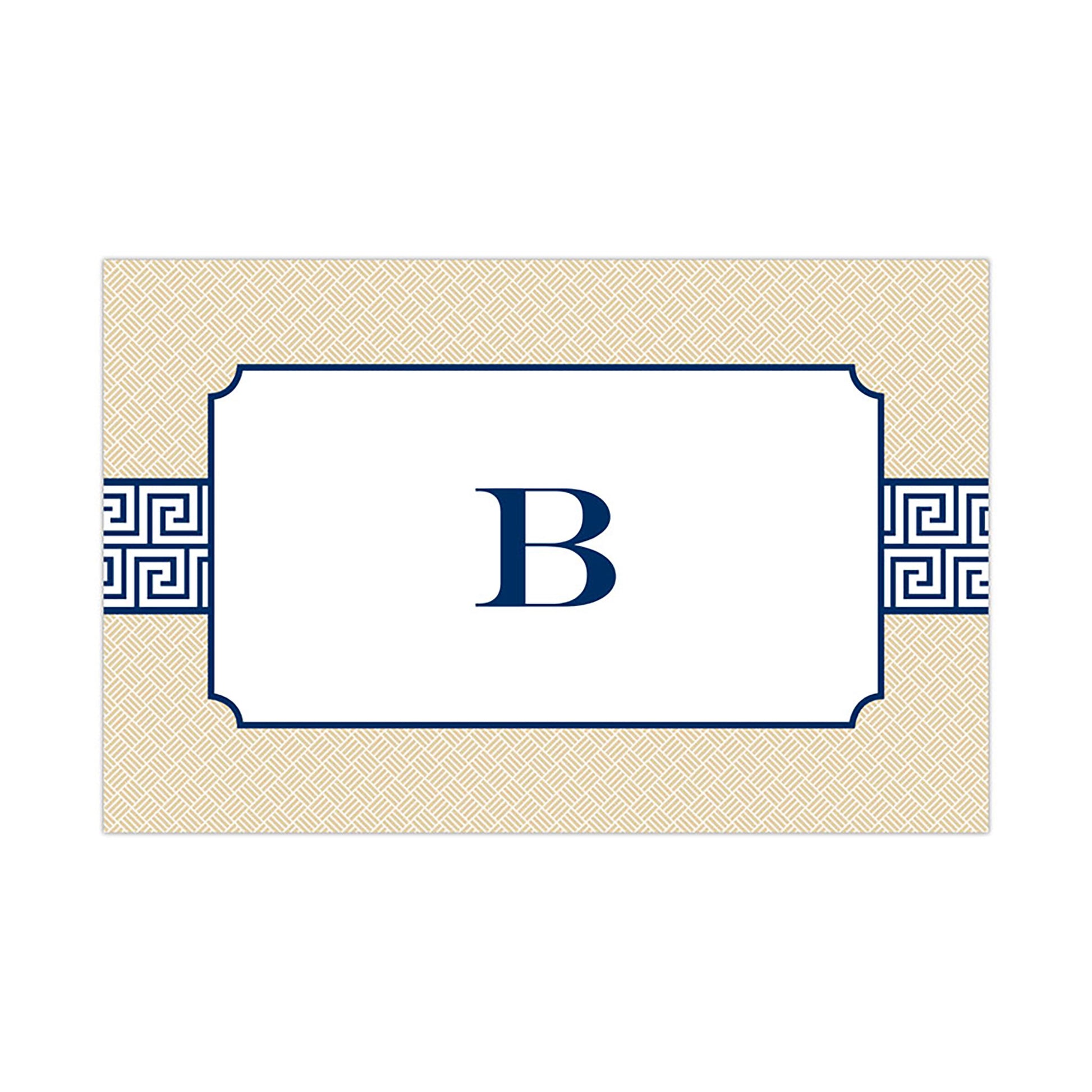 Greek Key Band Placemat