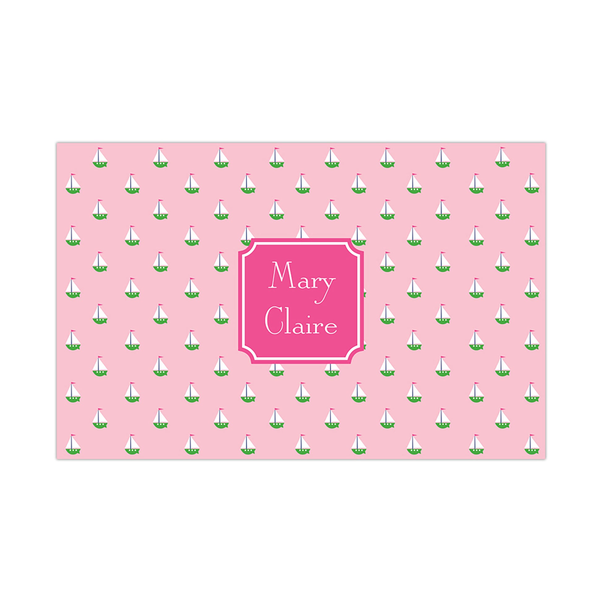 Little Sail Boat Placemat