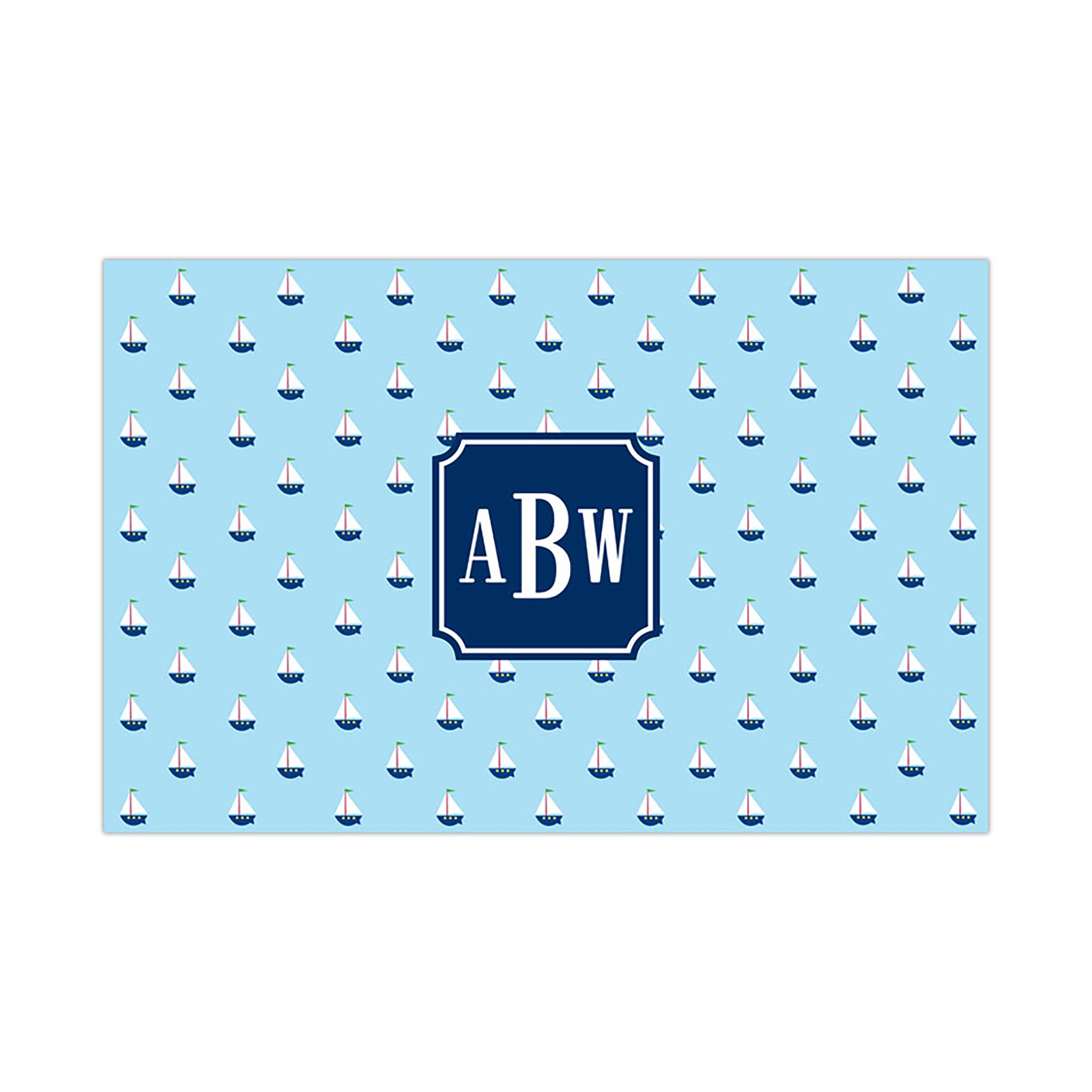 Little Sail Boat Placemat