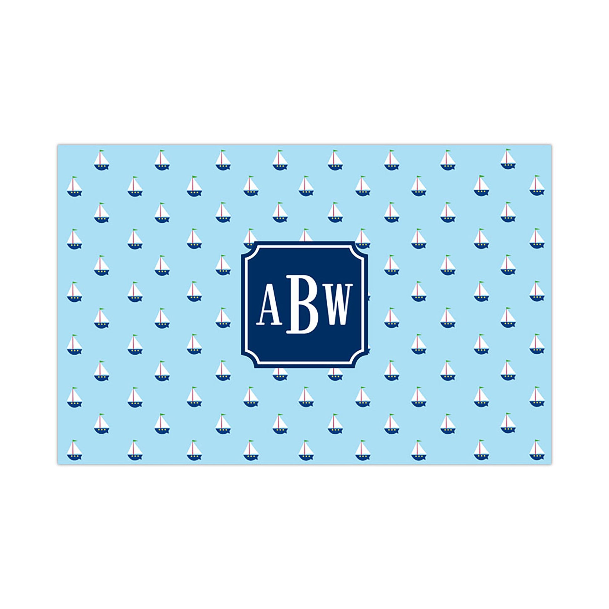 Little Sail Boat Placemat