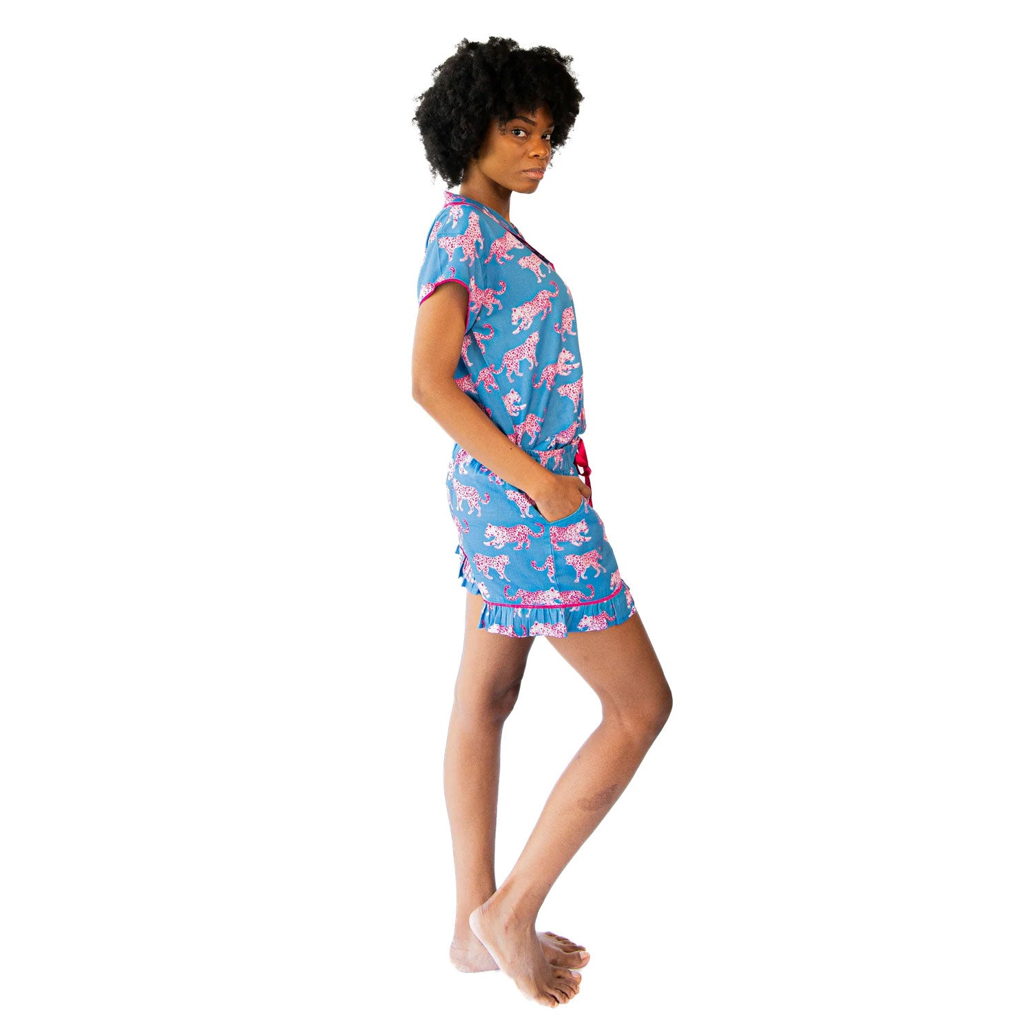 Pink Leopard Summer Set