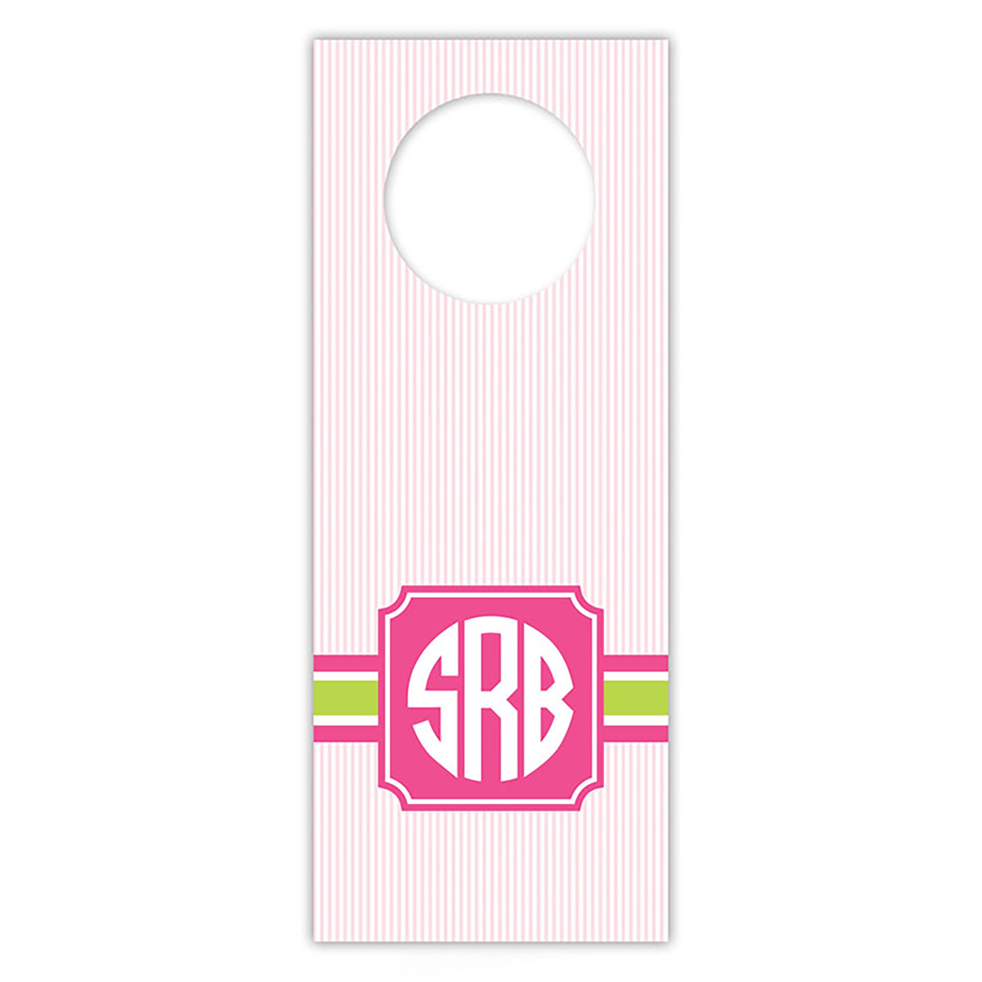 Seersucker Band Wine Tag