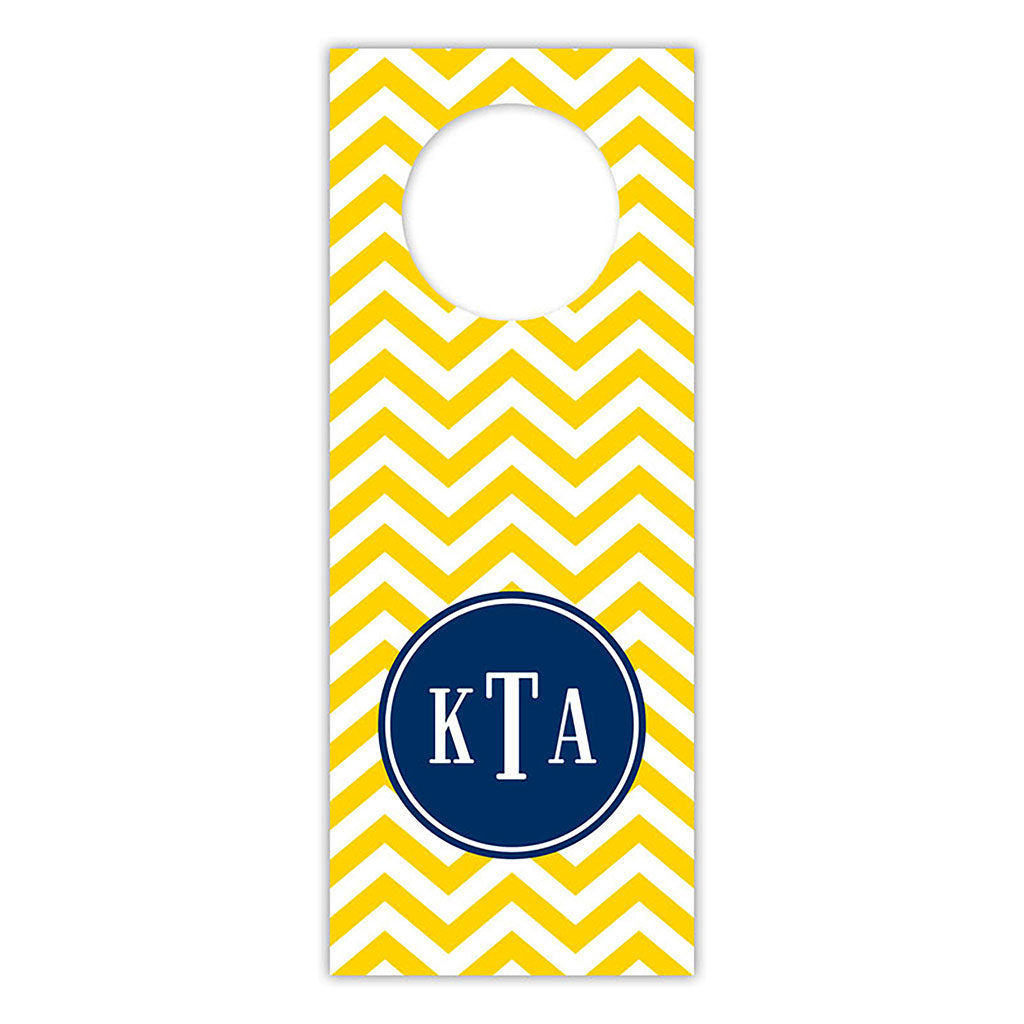 Chevron Wine Tag