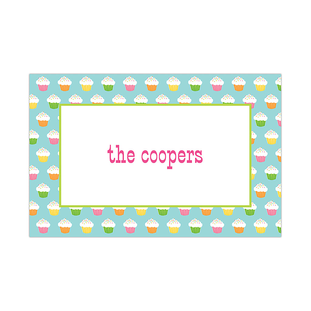 Rainbow Cupcakes Placemat