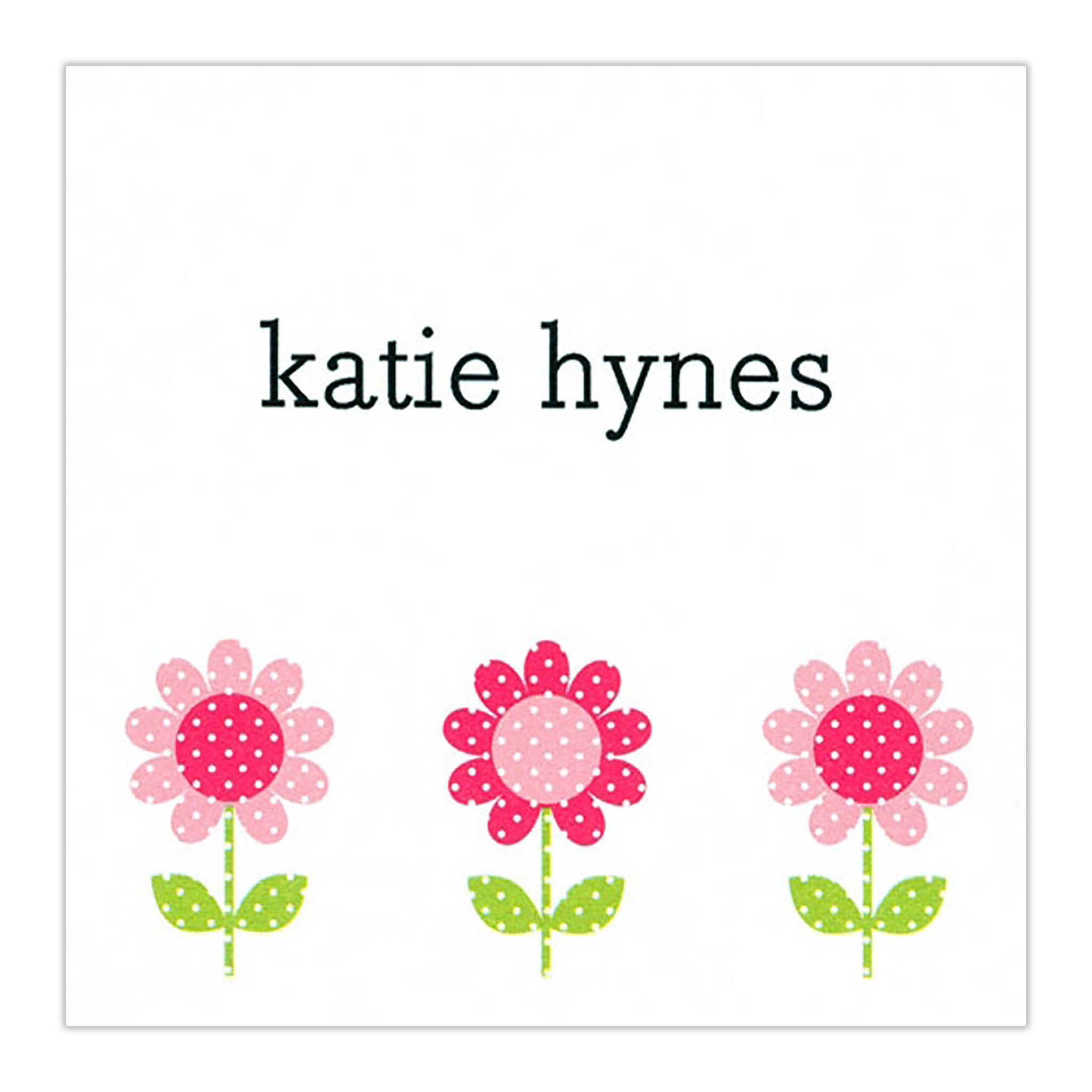 Big Pink Daisy Square Sticker