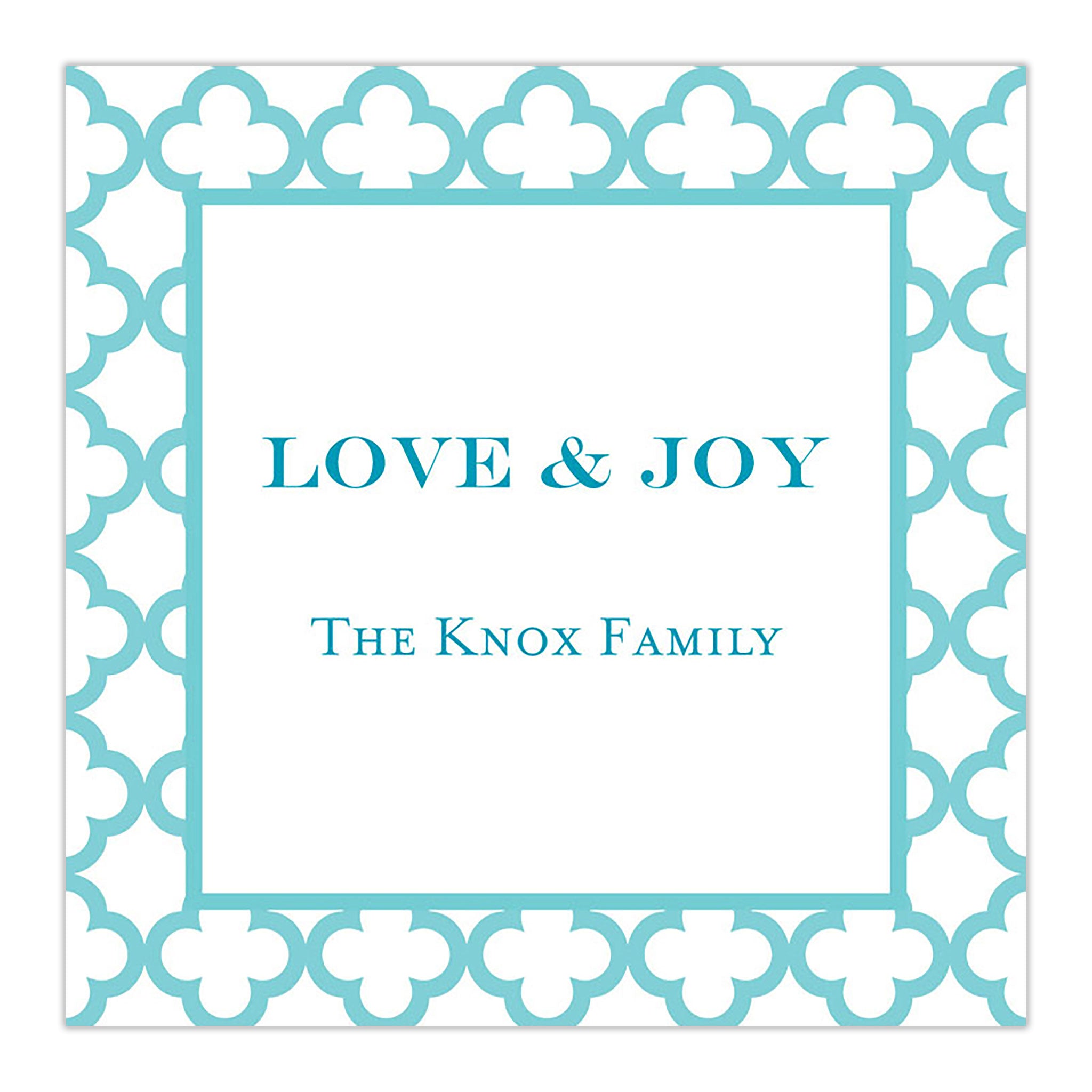 Bristol Petite Teal Square Sticker