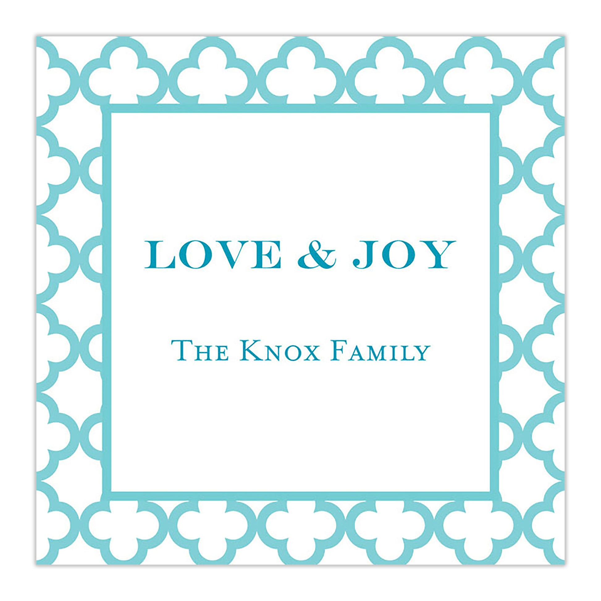 Bristol Petite Teal Square Sticker