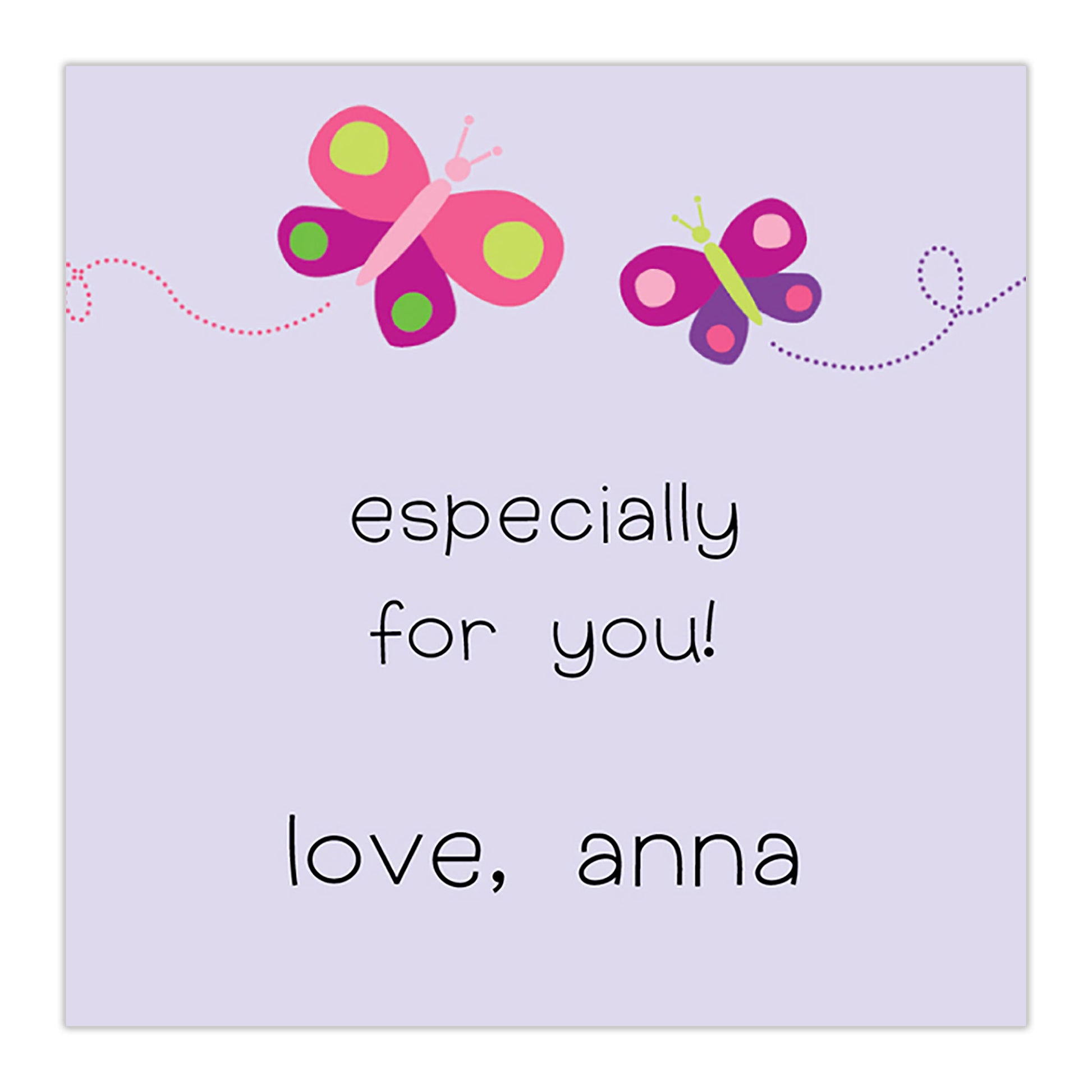 Butterfly Square Sticker