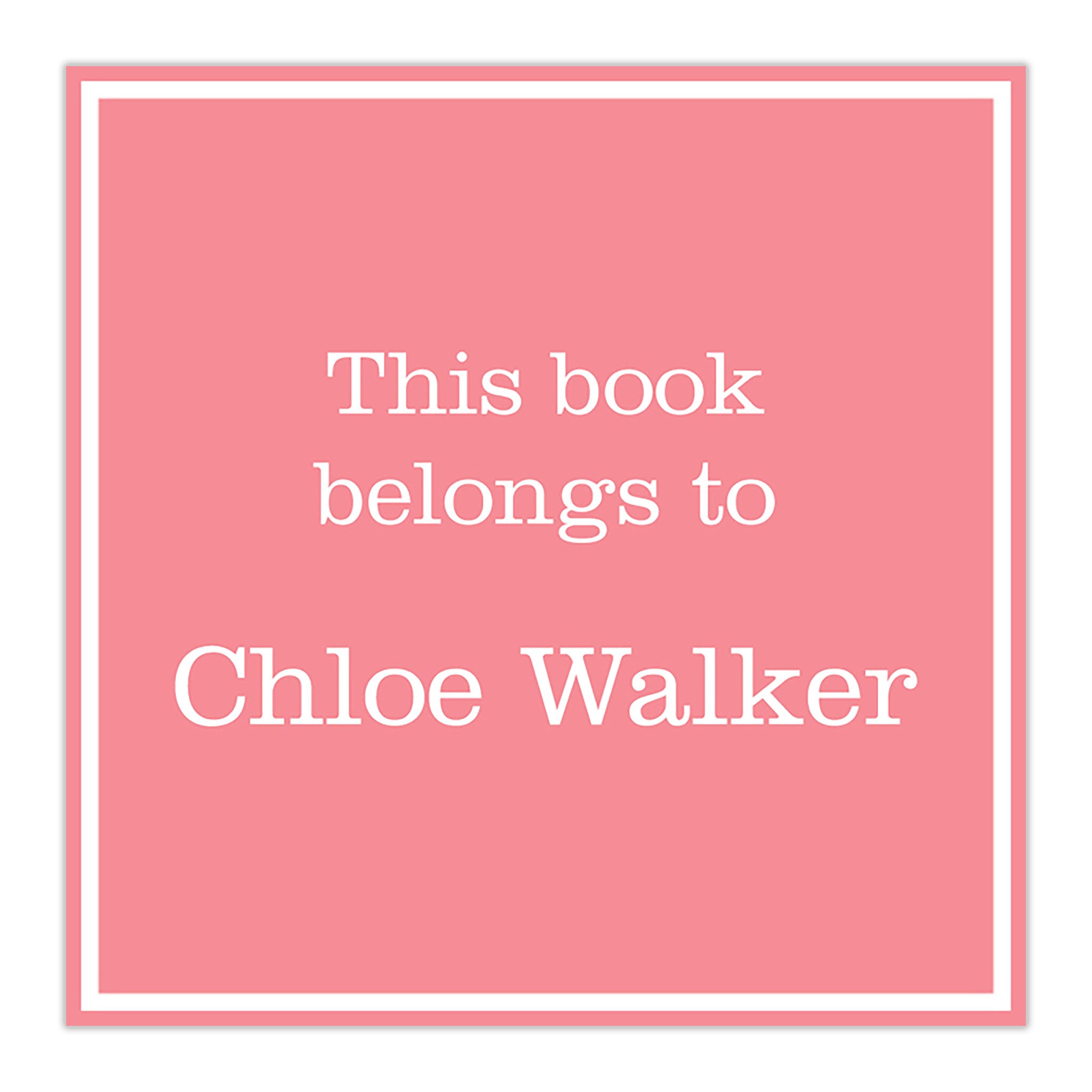 Classic Square Sticker Melan