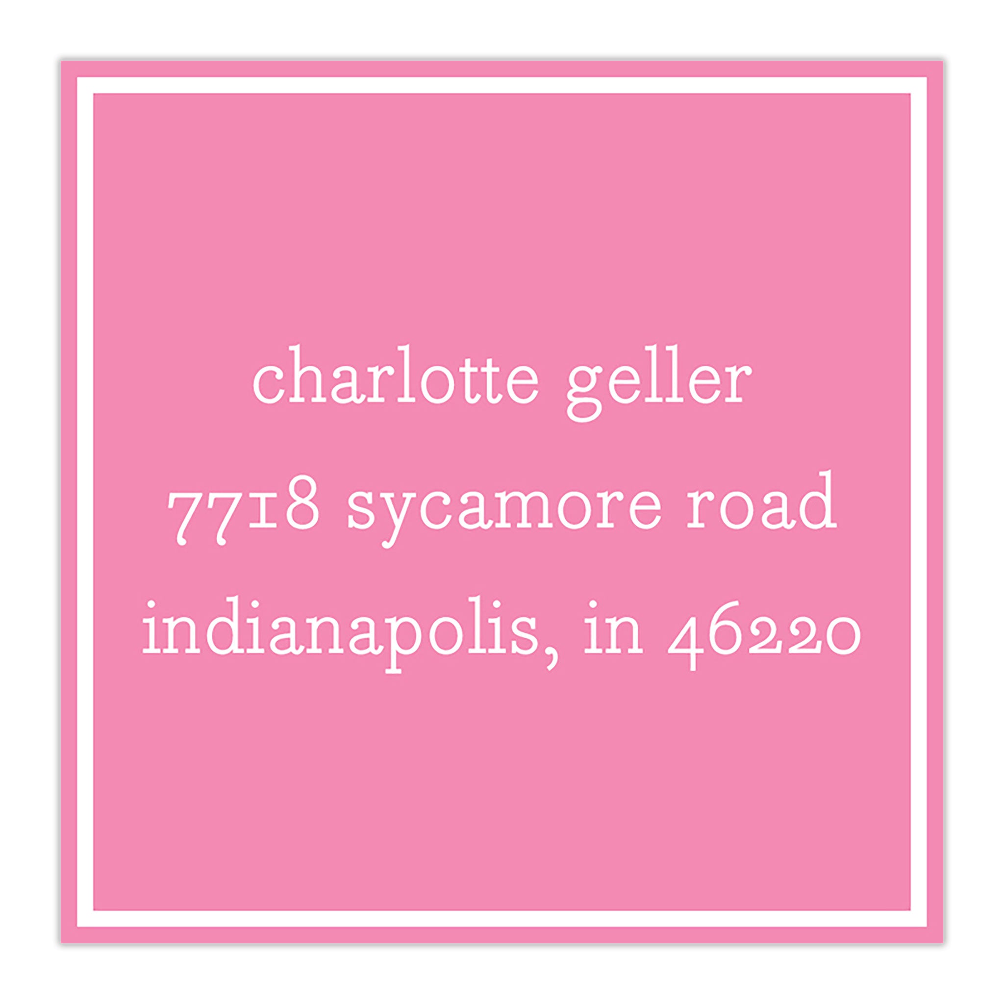 Classic Square Sticker Bubblegum