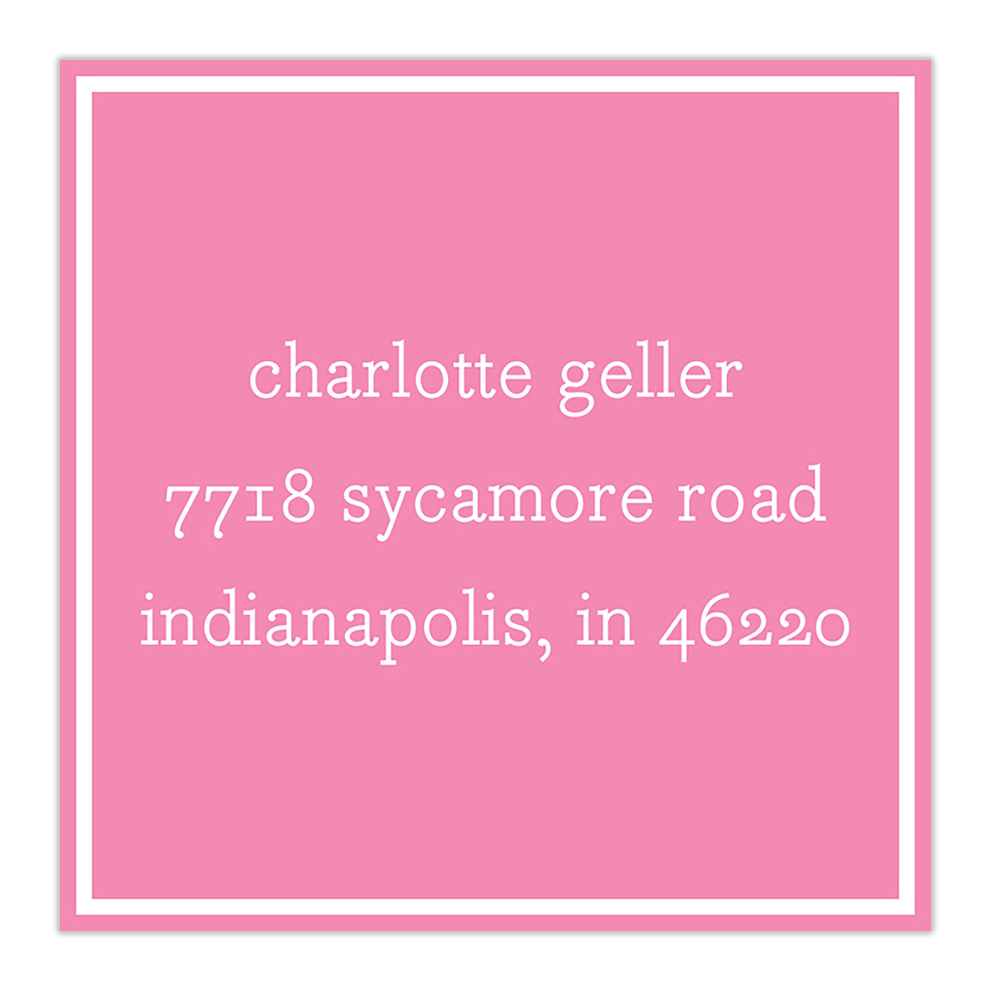 Classic Square Sticker Bubblegum