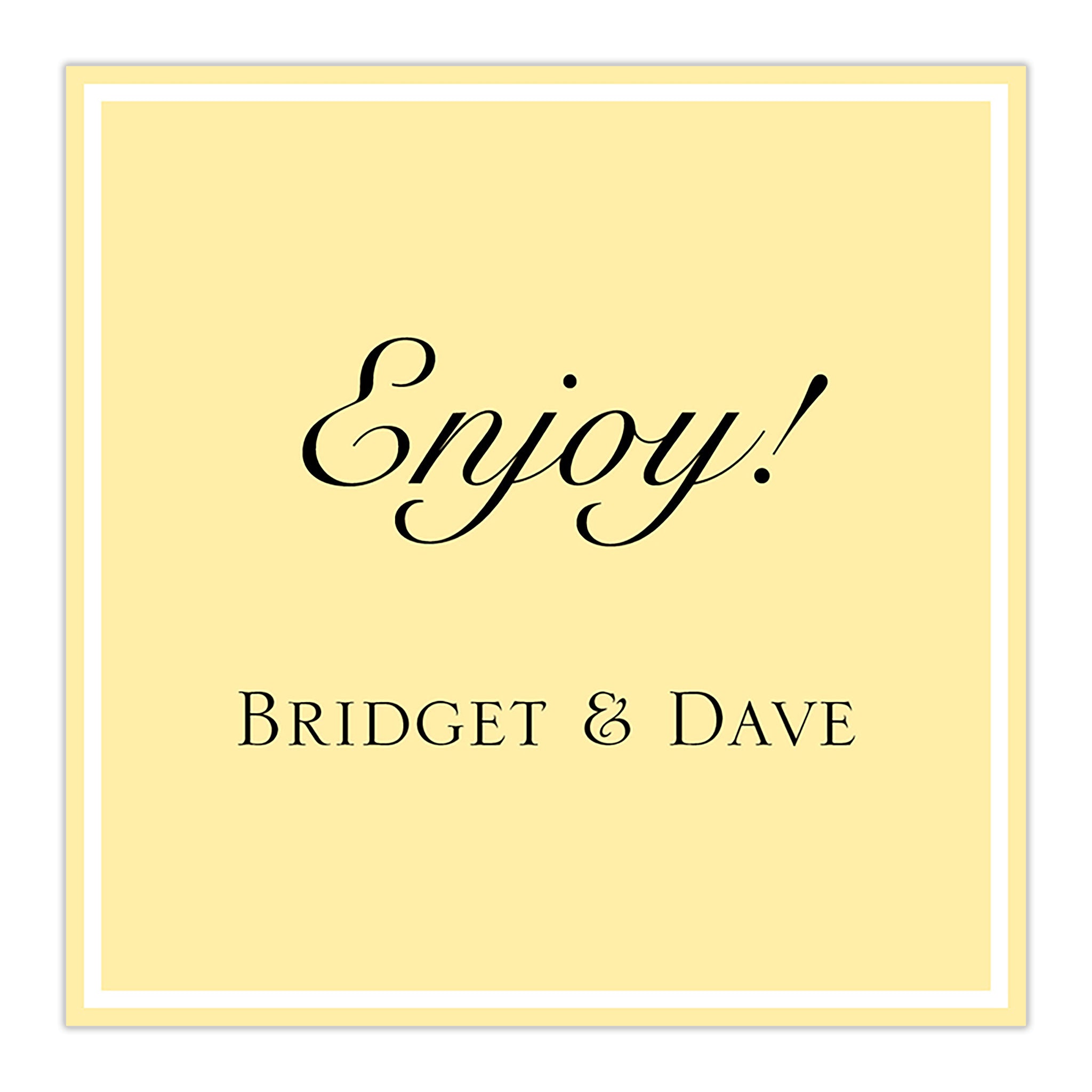 Classic Square Sticker Butter