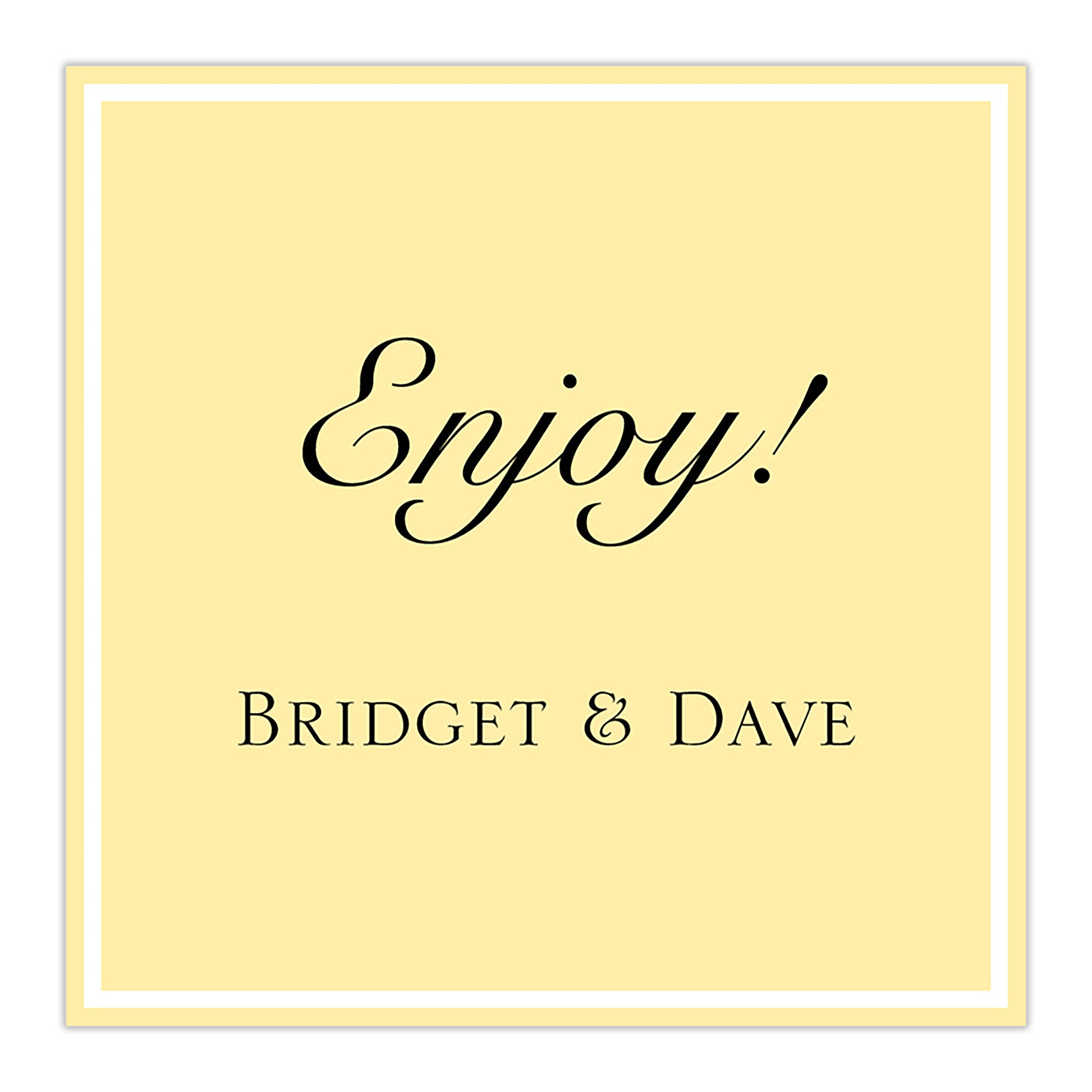 Classic Square Sticker Butter