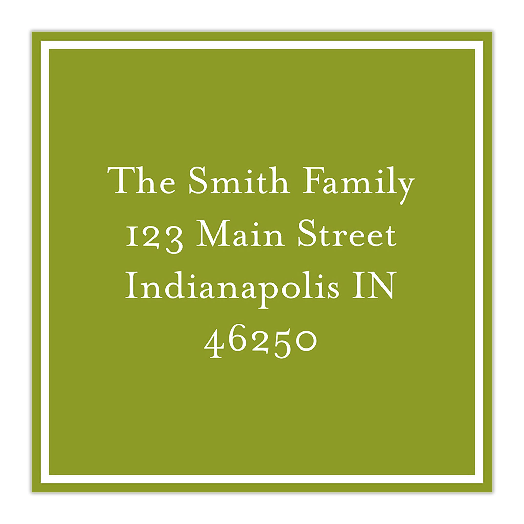 Classic Square Sticker Jungle