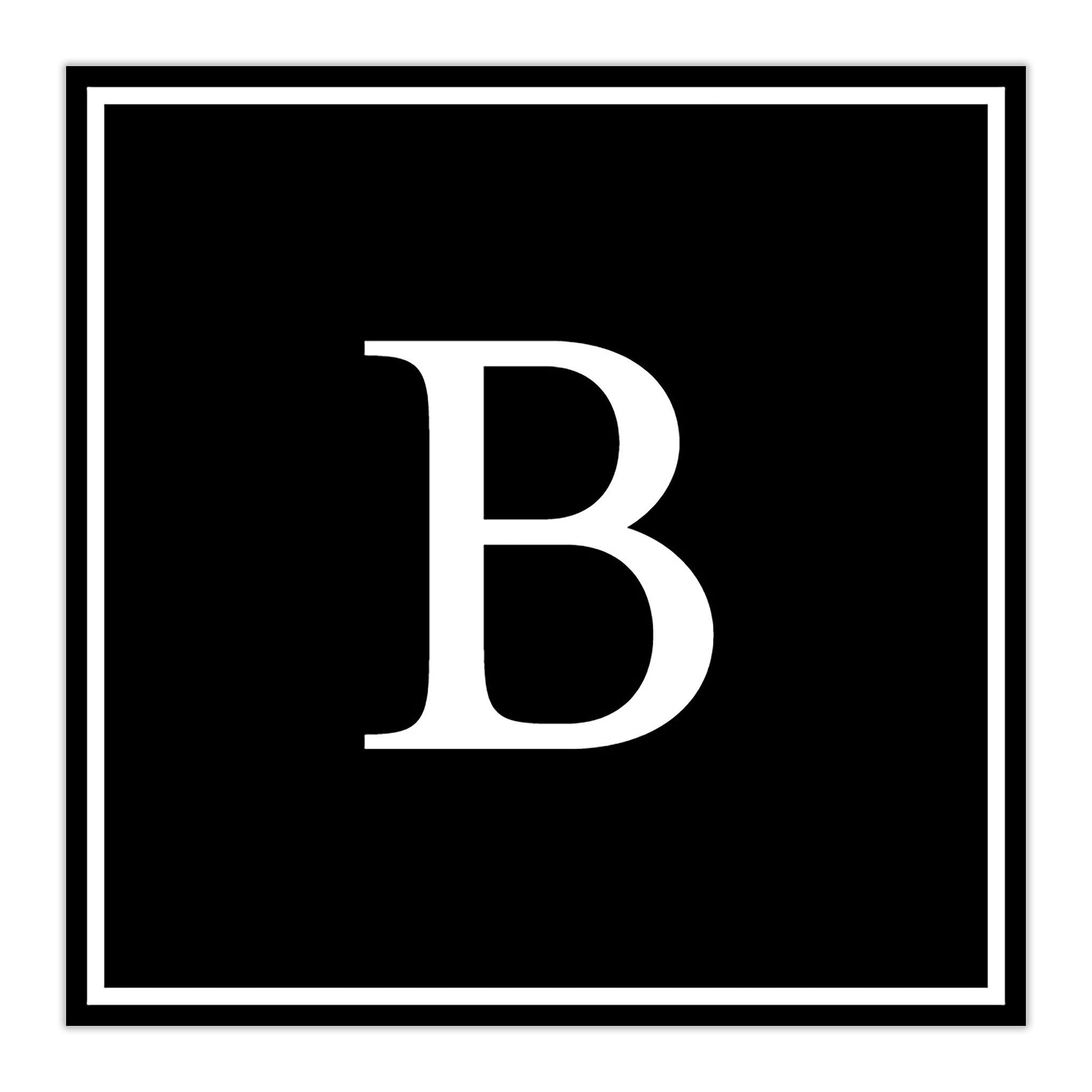 Classic Square Sticker Midnight