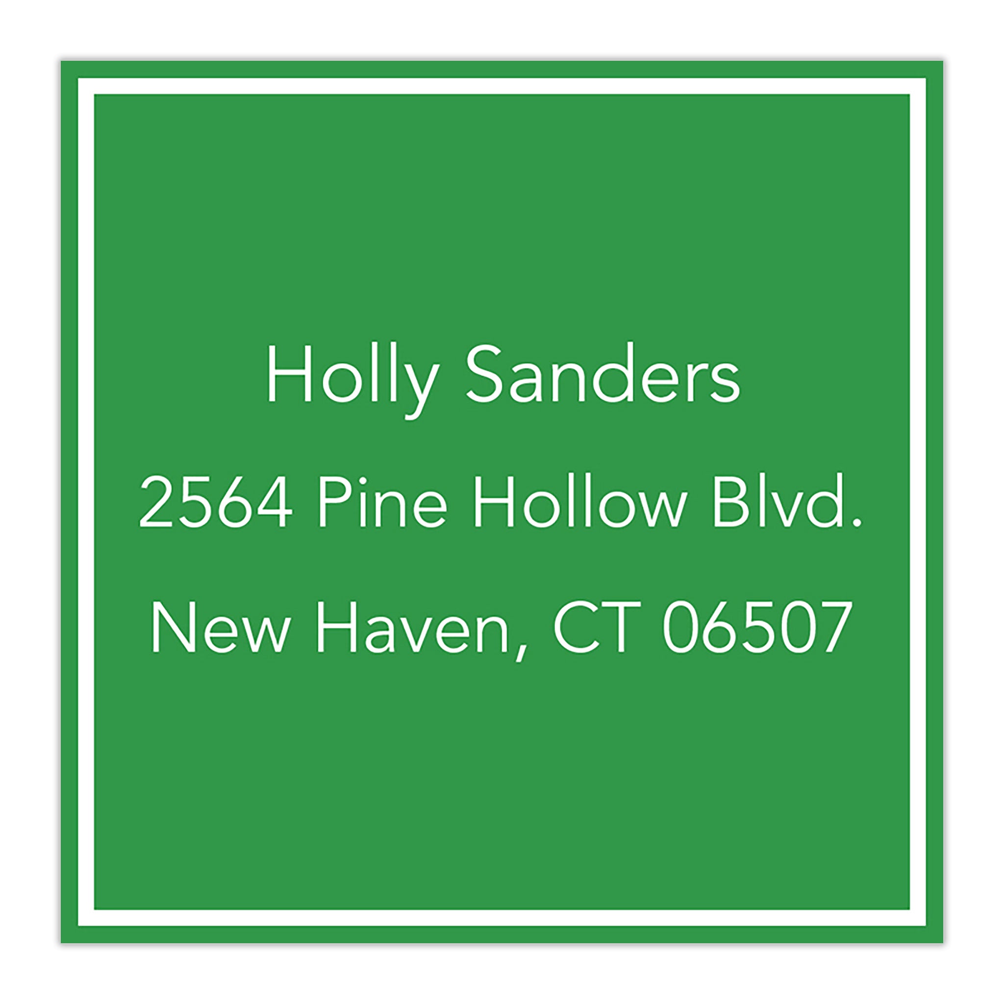 Classic Square Sticker Pine