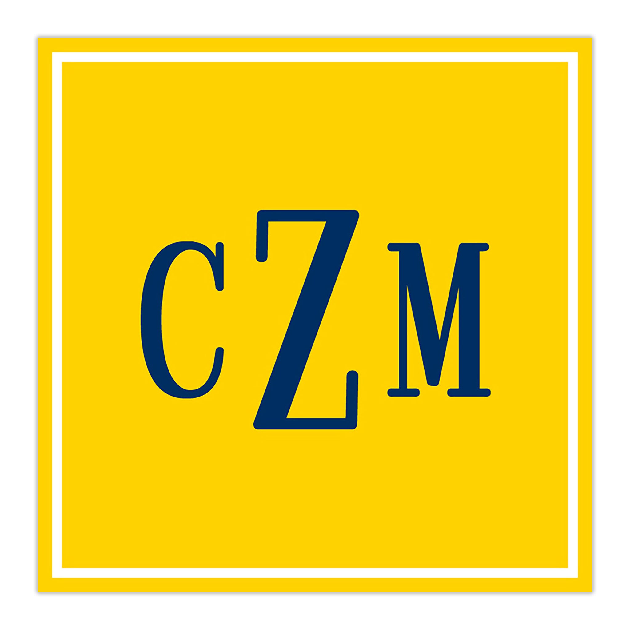 Classic Square Sticker Sunflower