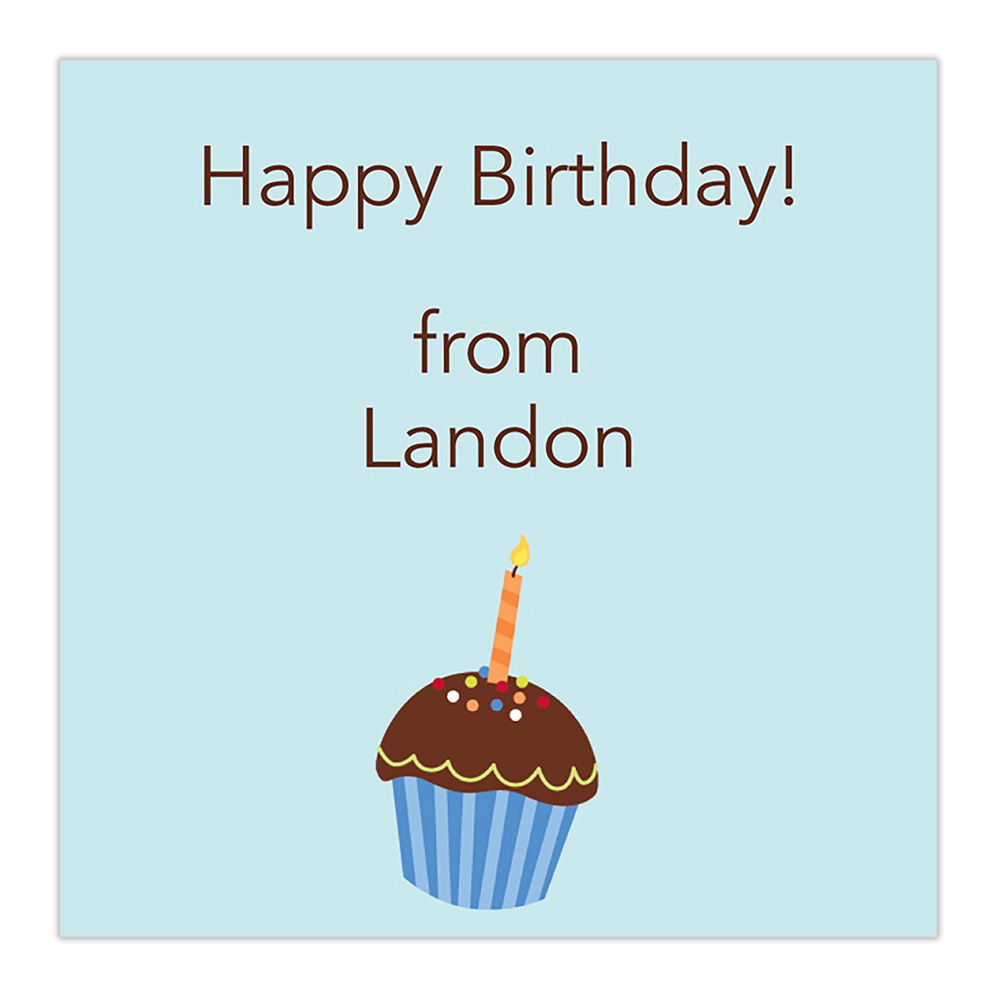 Cupcake Sky Square Sticker