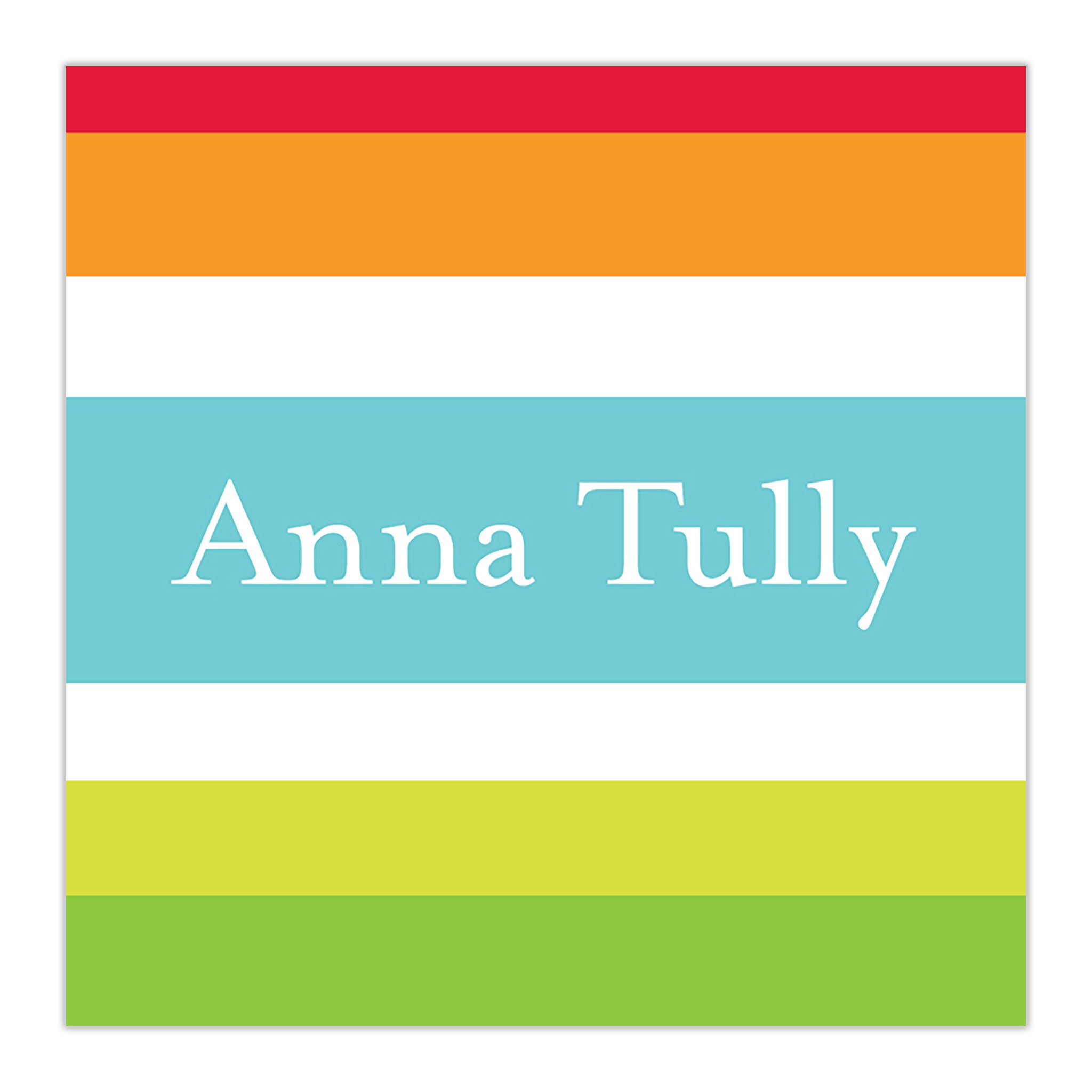 Espadrille Bright Square Sticker