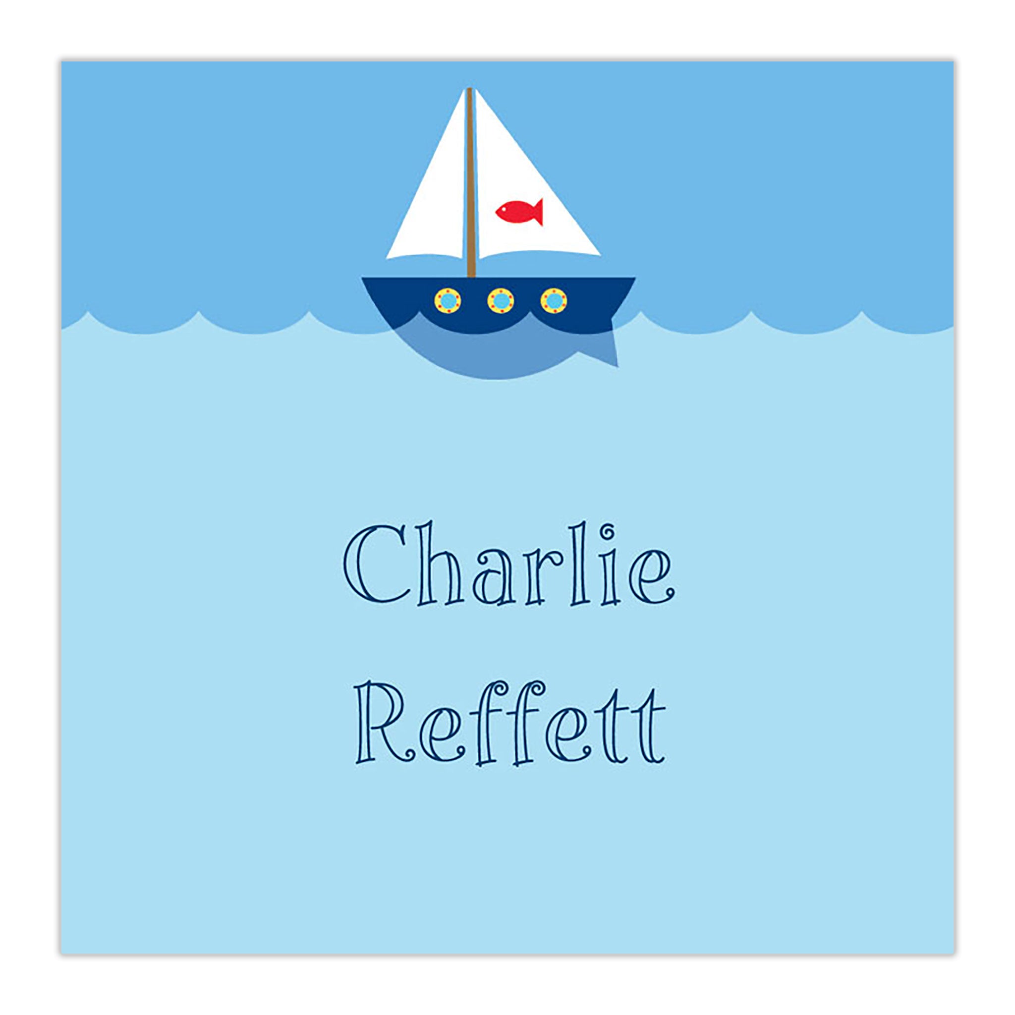 Sailboat Square Sticker