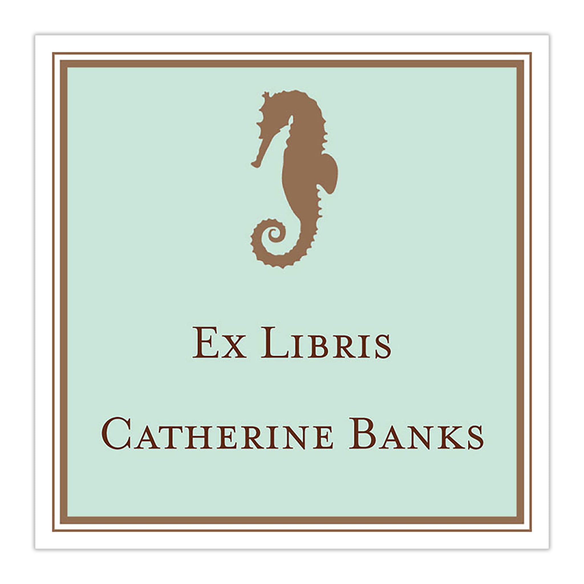 Seahorse Square Sticker