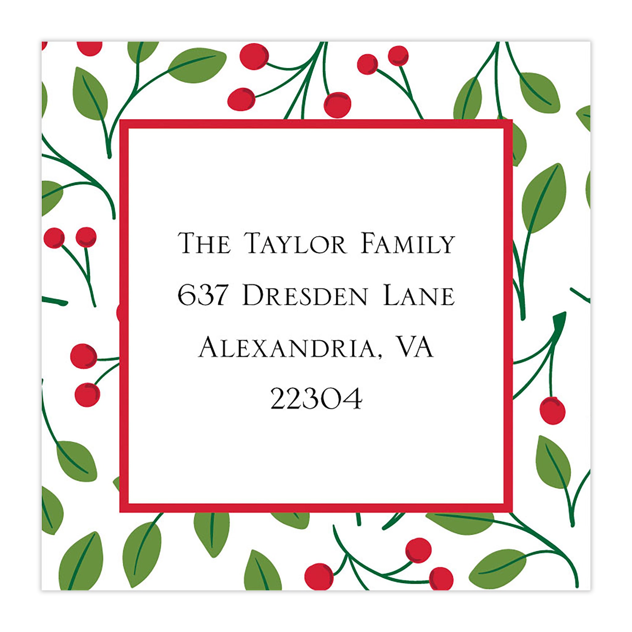 Christmas Berries Red