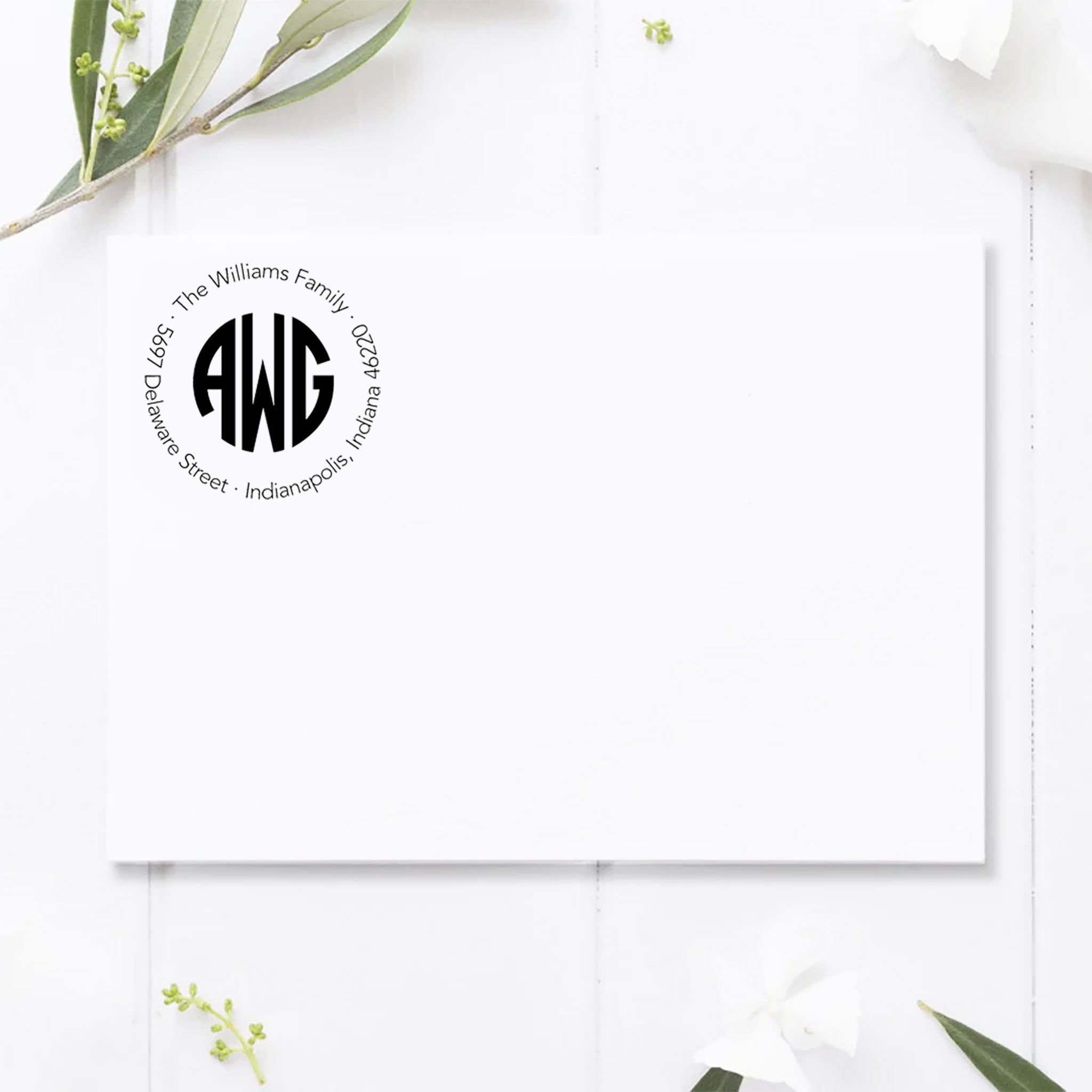 Circle Monogram Stamper