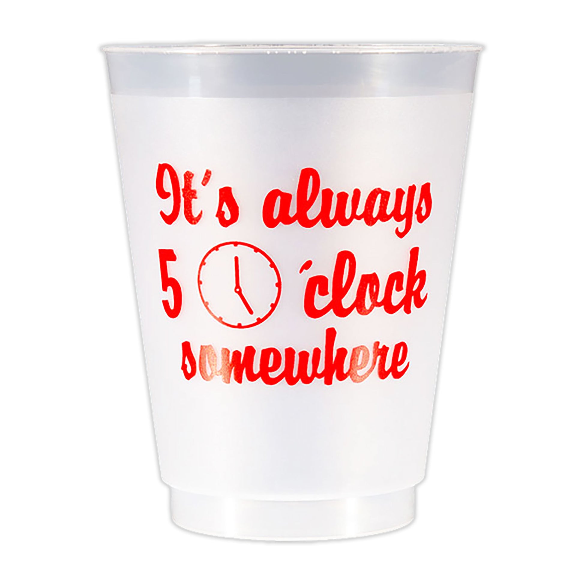 It's always 5 o'clock somewhere