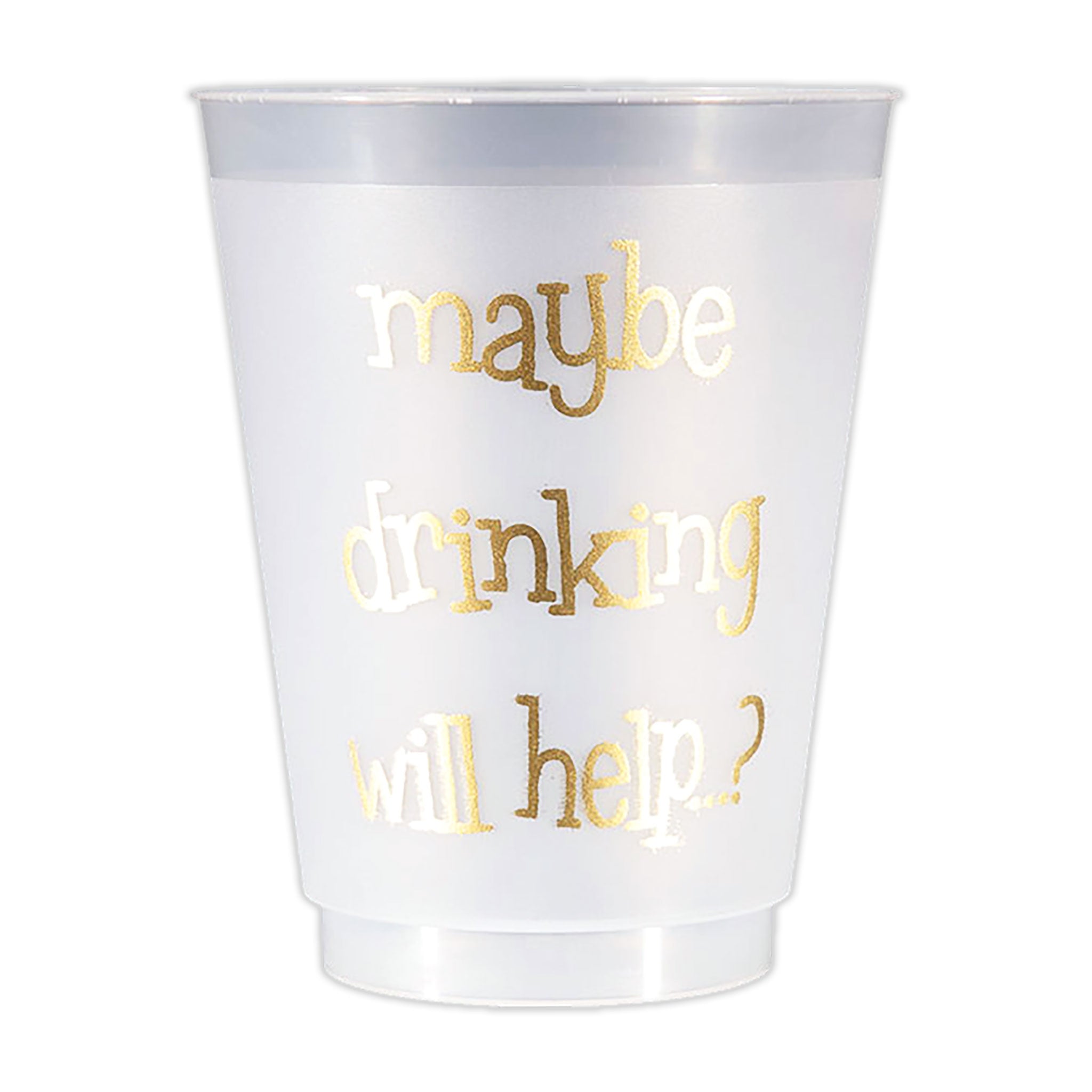 Maybe drinking will help?